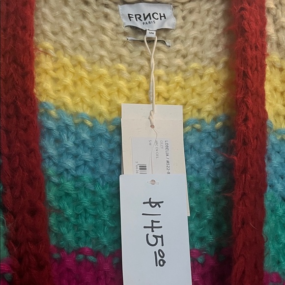 FRNCH Multicolor Knit Cardigan - Picture 3 of 3